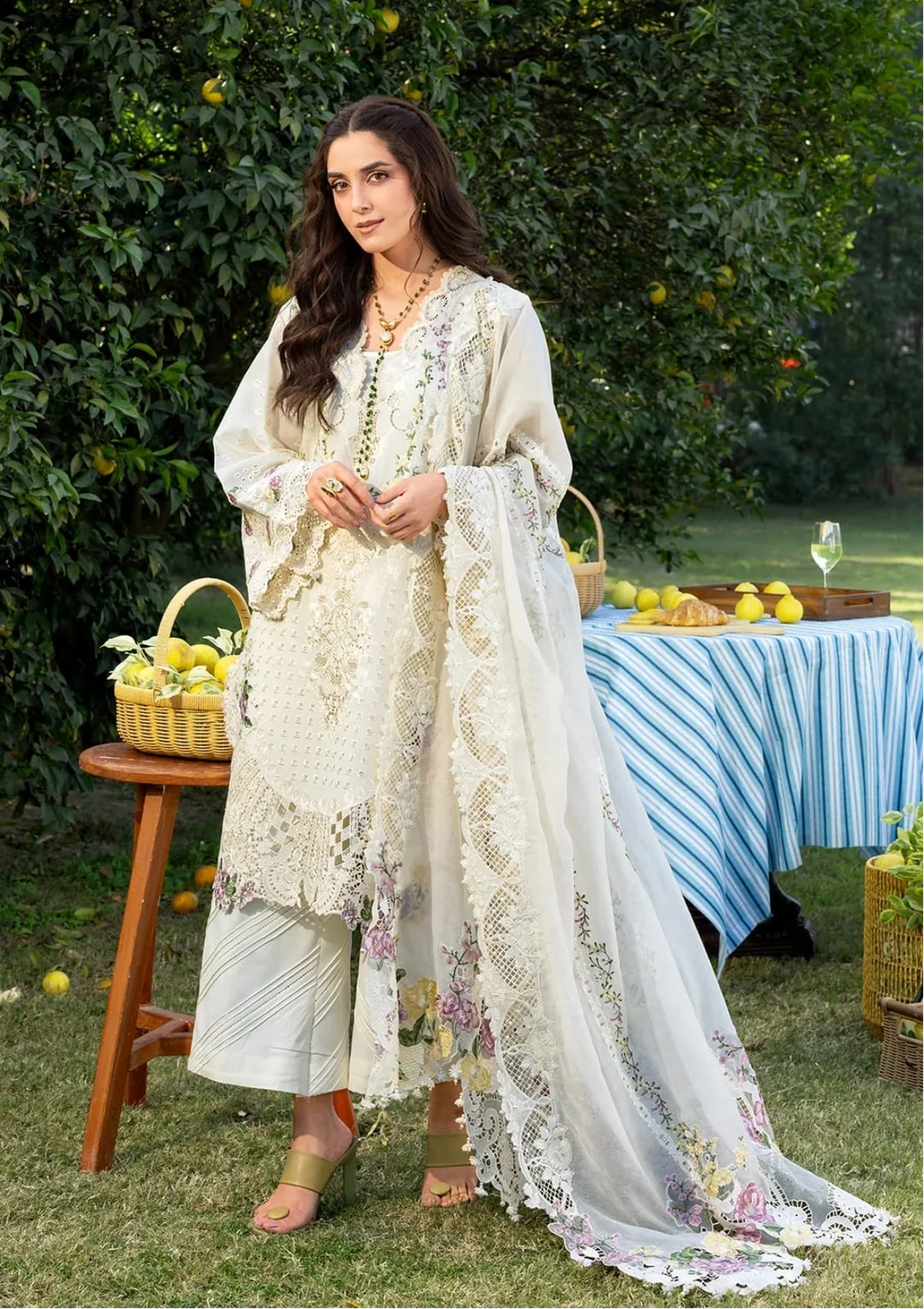 Zara Jahan- Lawn Dress D-1122