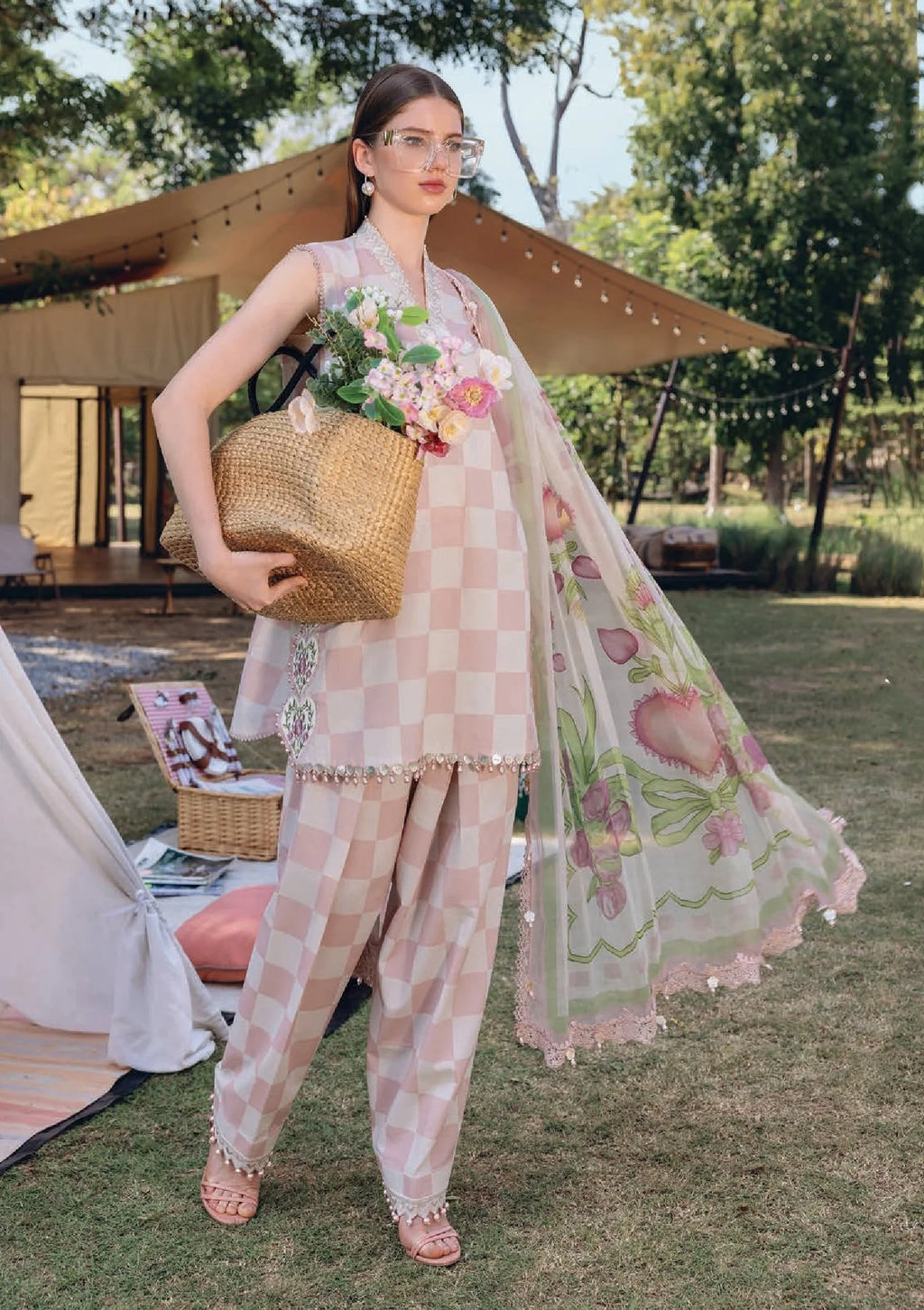 Zara Jahan- Lawn Dress D-1062