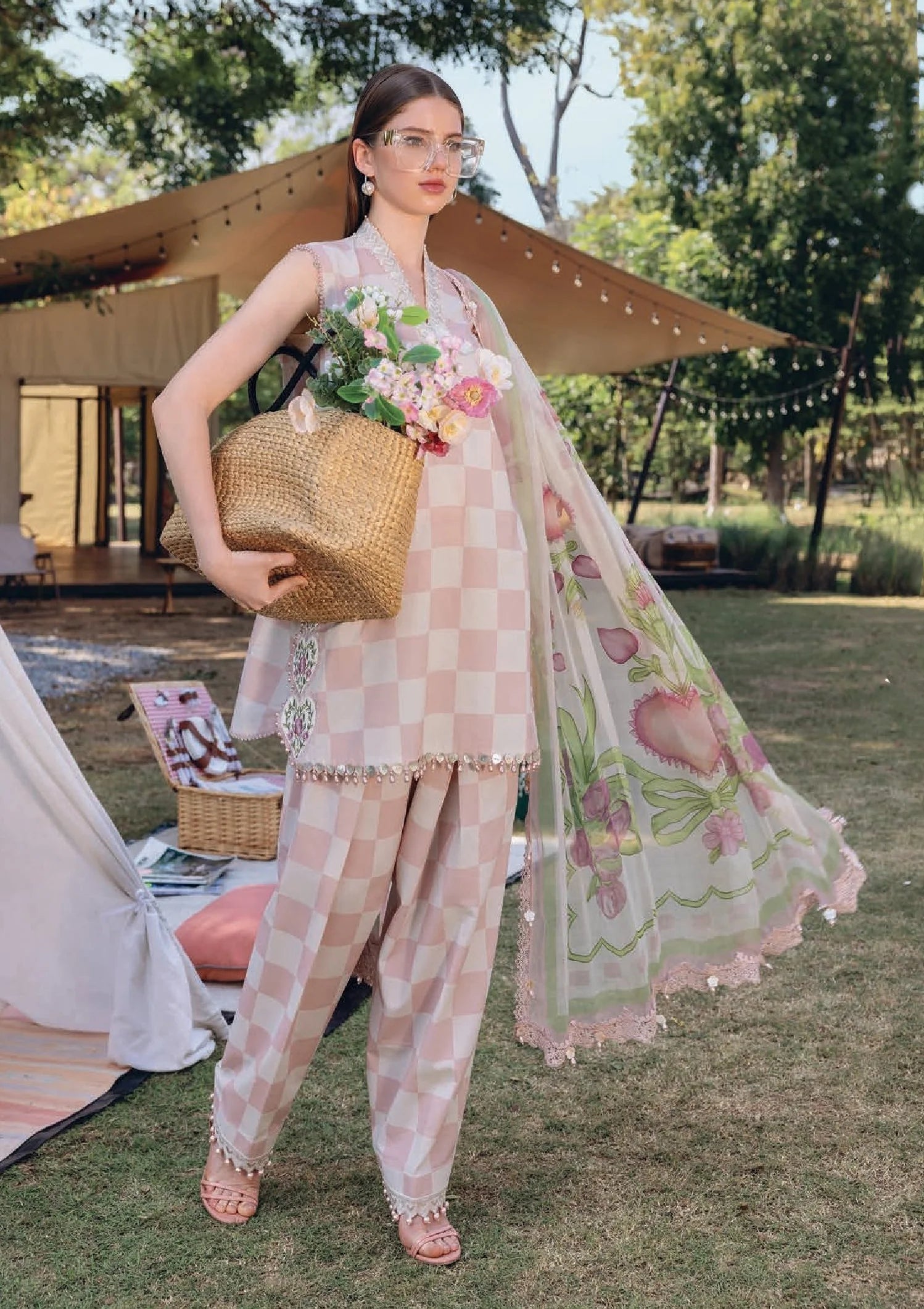Zara Jahan- Lawn Dress D-1062