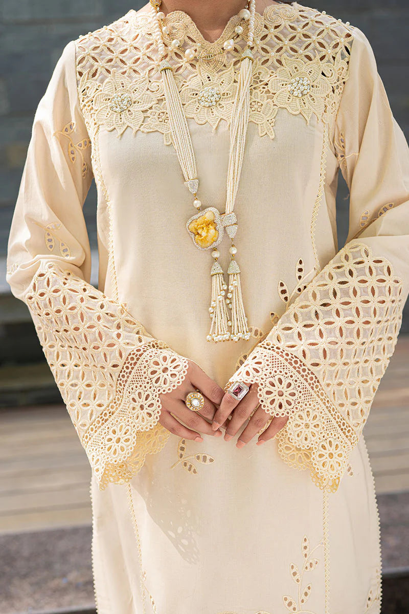 Chikenkari Qalamkar Embroidered Lawn 3-Piece D-571