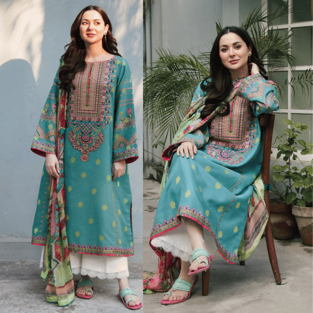 Zara Jahan Lawn 3-Piece Embroidered Dress D-GD 934