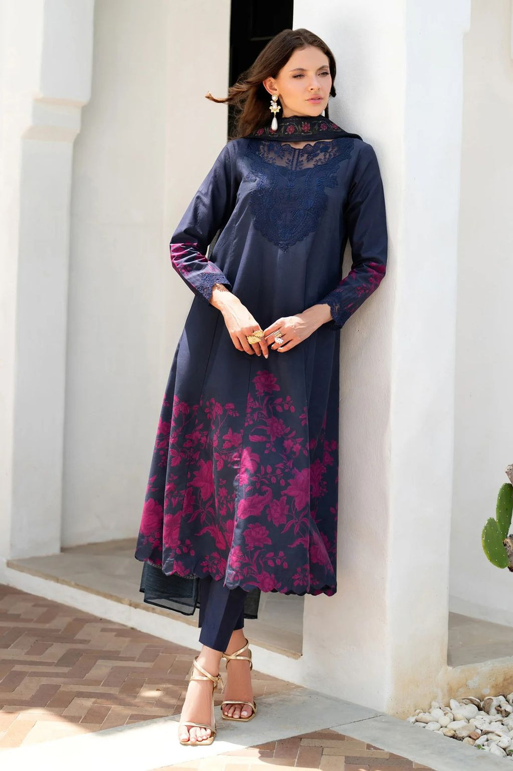 Zara Jahan - Lawn Dress K-4046