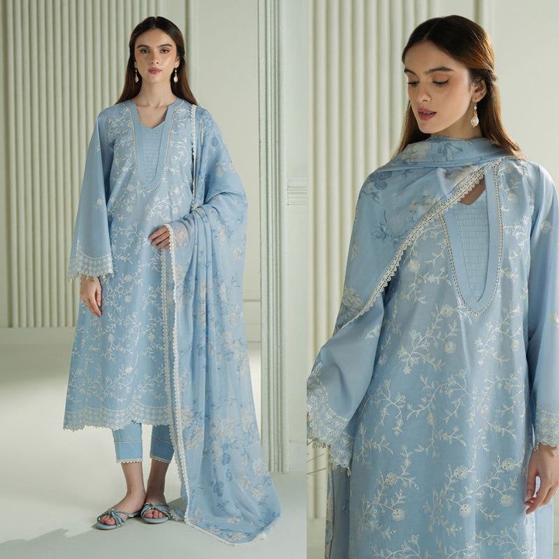 Zara Jahan- Lawn Dress K-1012