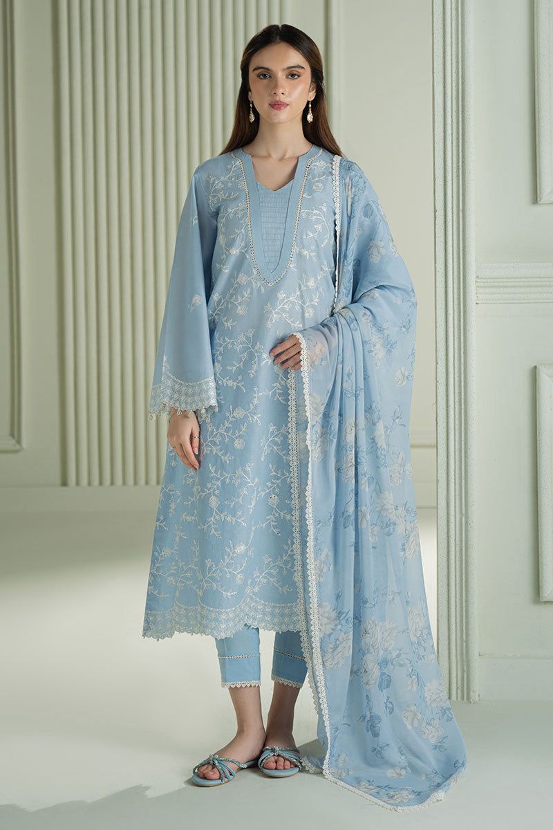 Zara Jahan- Lawn Dress K-1012