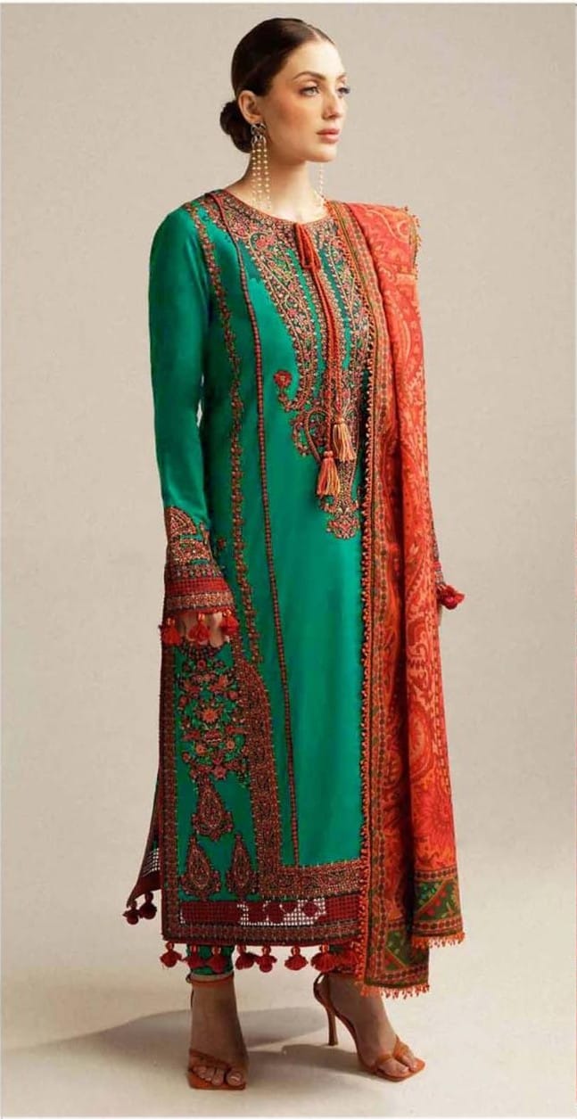 Zara Jahan- Lawn Dress K-1001