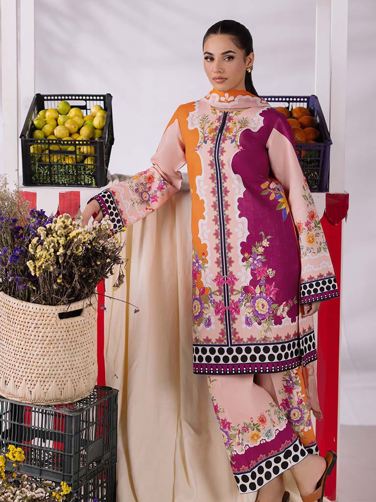 Zara Jahan- Lawn Digital Print D-1081