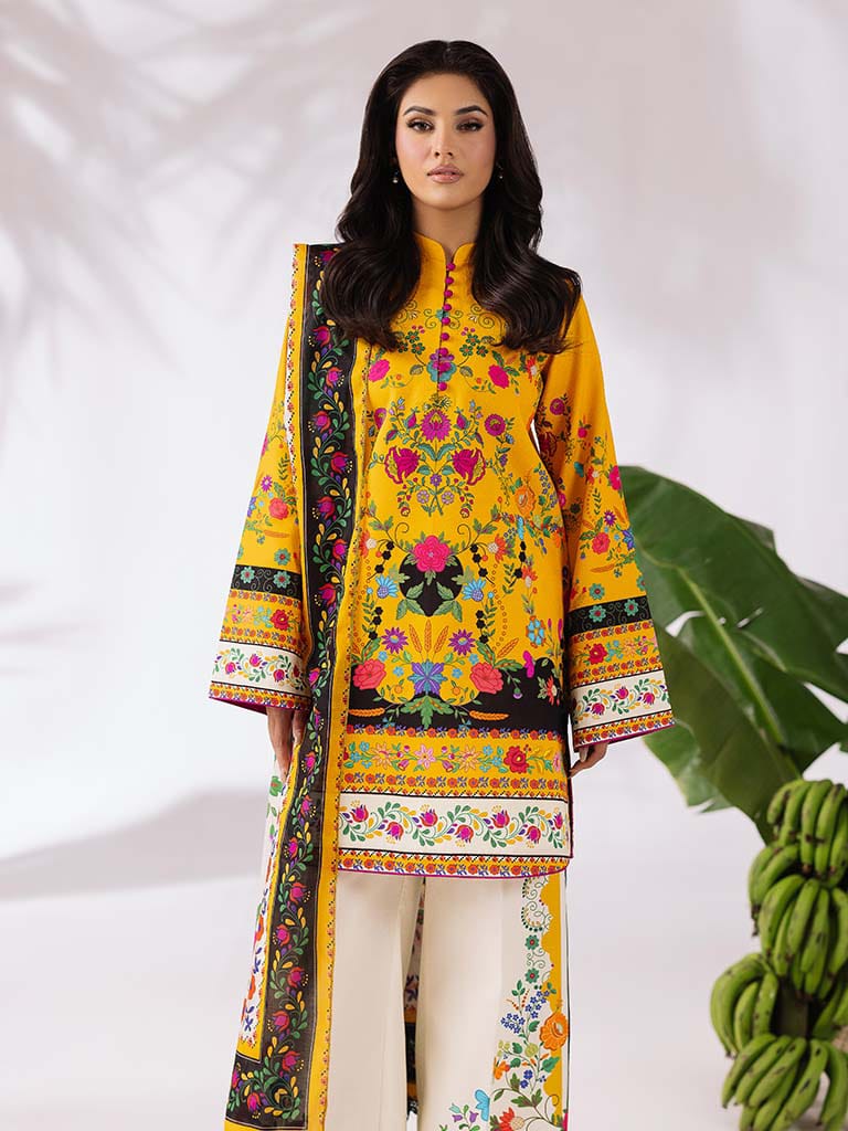 Zara Jahan- Lawn Digital Print D-1082