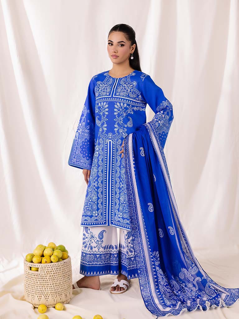 Zara Jahan- Lawn Digital Print D-1086