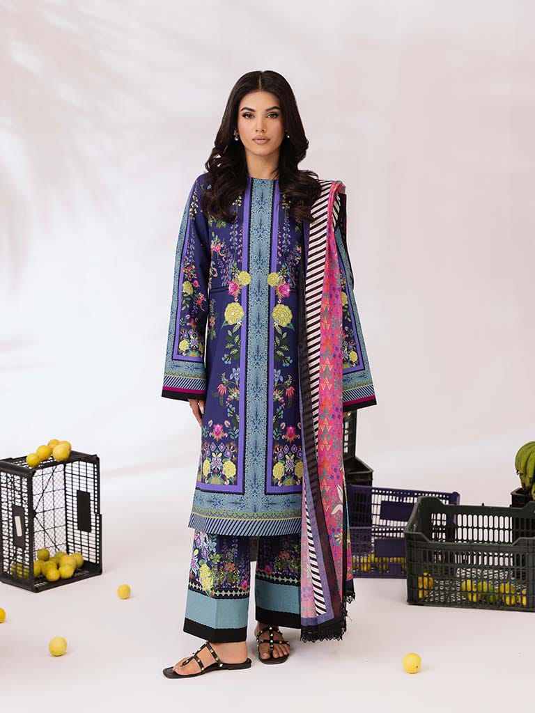 Zara Jahan- Lawn Digital Print D-1088
