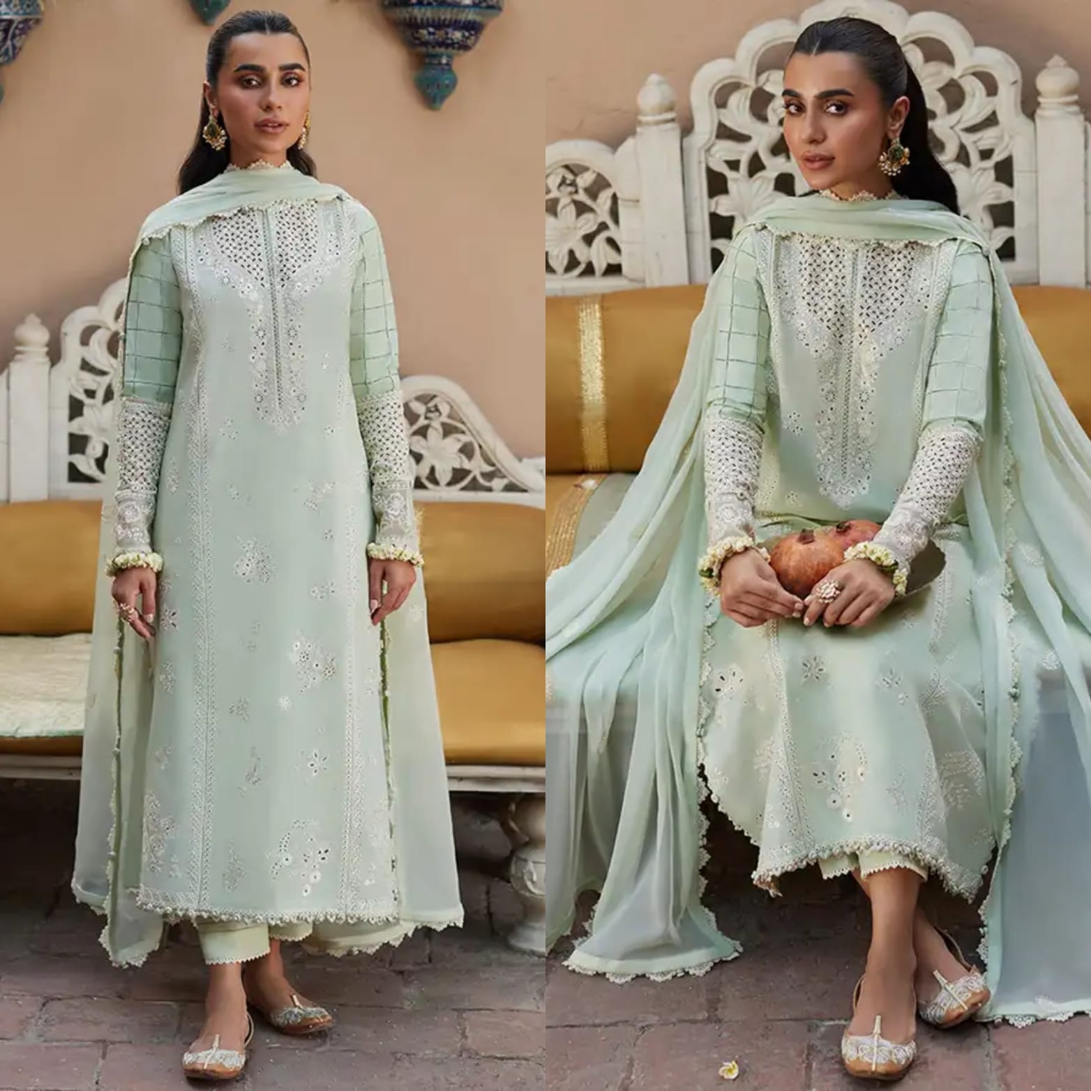 Zara Jahan- Lawn Dress D-1032