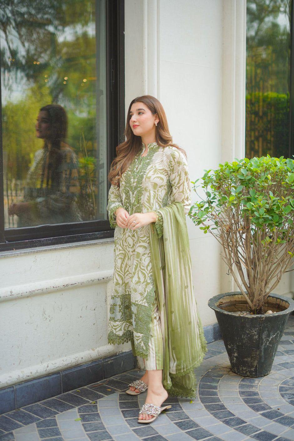 Zara Jahan- Lawn Dress D-1037