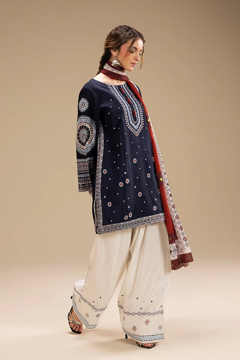 Dhanak 3-Piece Embroidered Dress D-GD T20