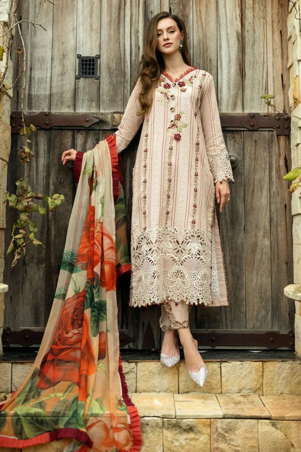 Zara Jahan- Lawn Dress D- 1108