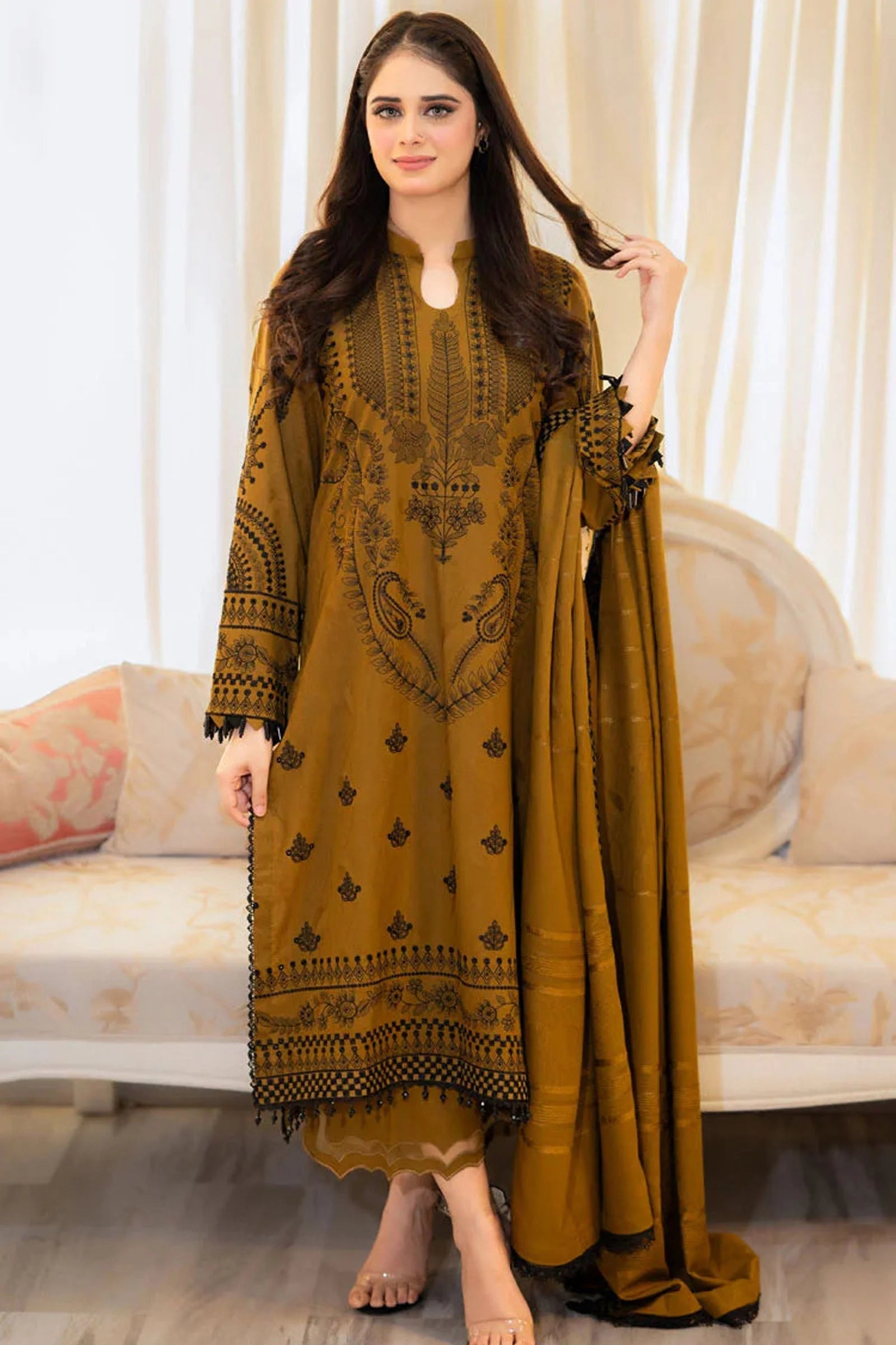 Eid Collection ZJ- Lawn Dress K-1008