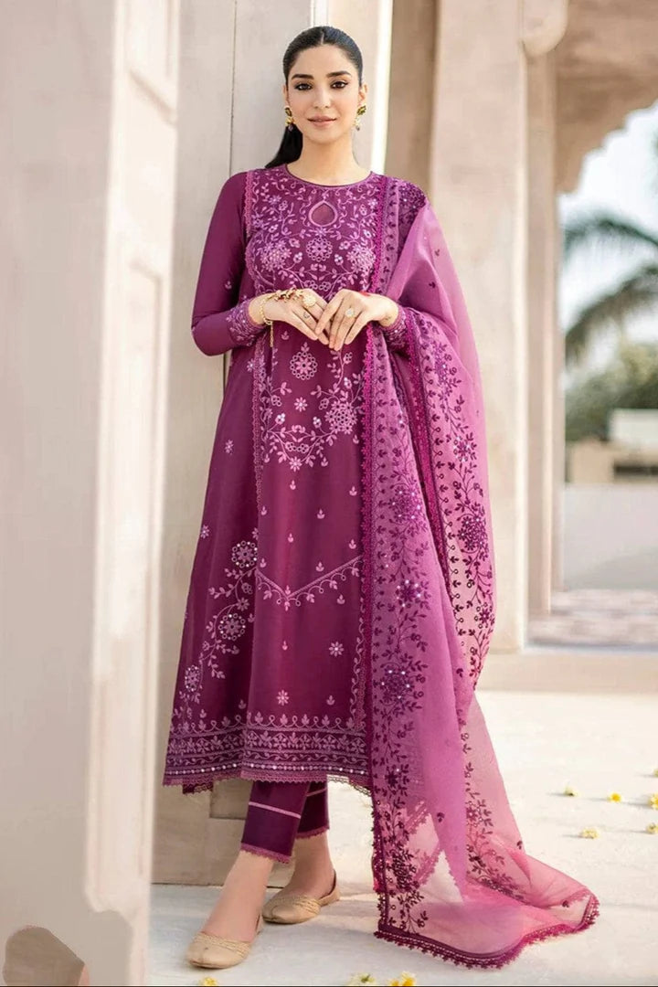 Zara Jahan- Lawn Dress  D-1121