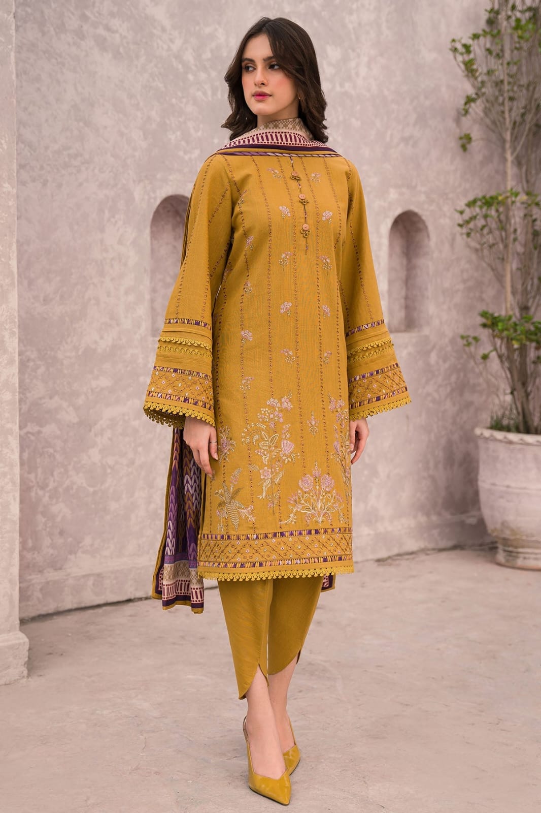 Zara Jahan- Lawn Dress K- 509