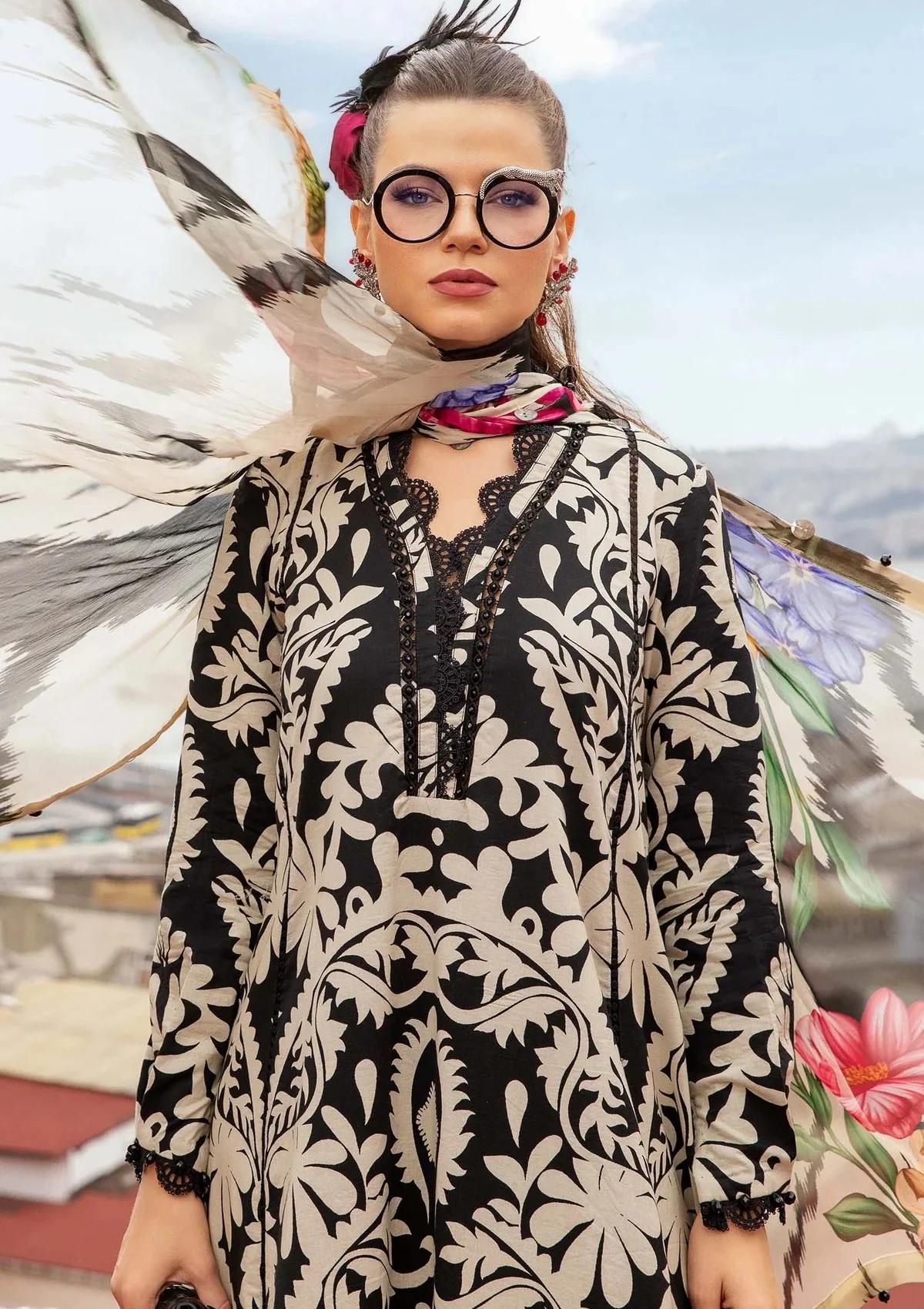 Zara Jahan - Lawn Dress K-4045