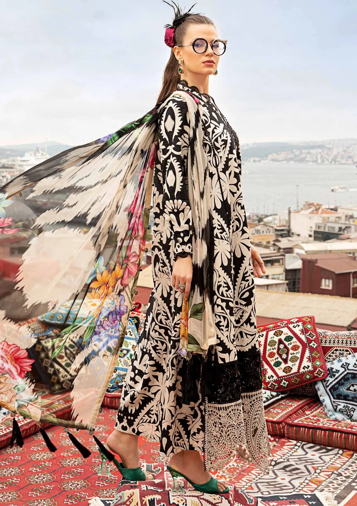 Zara Jahan - Lawn Dress K-4045