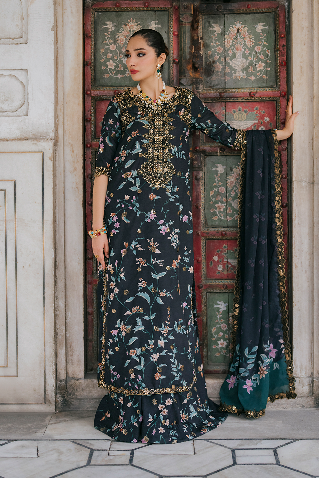 Zara Jahan - Lawn Dress K-4038
