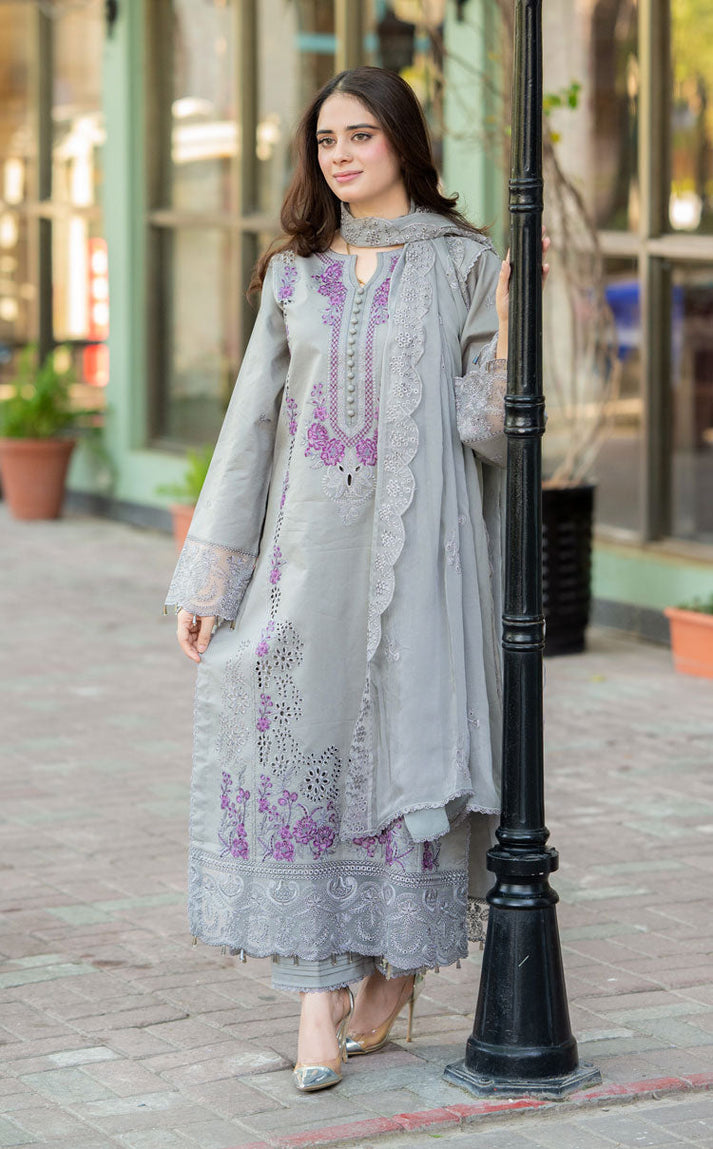 Zara Jahan- Lawn Dress D-777