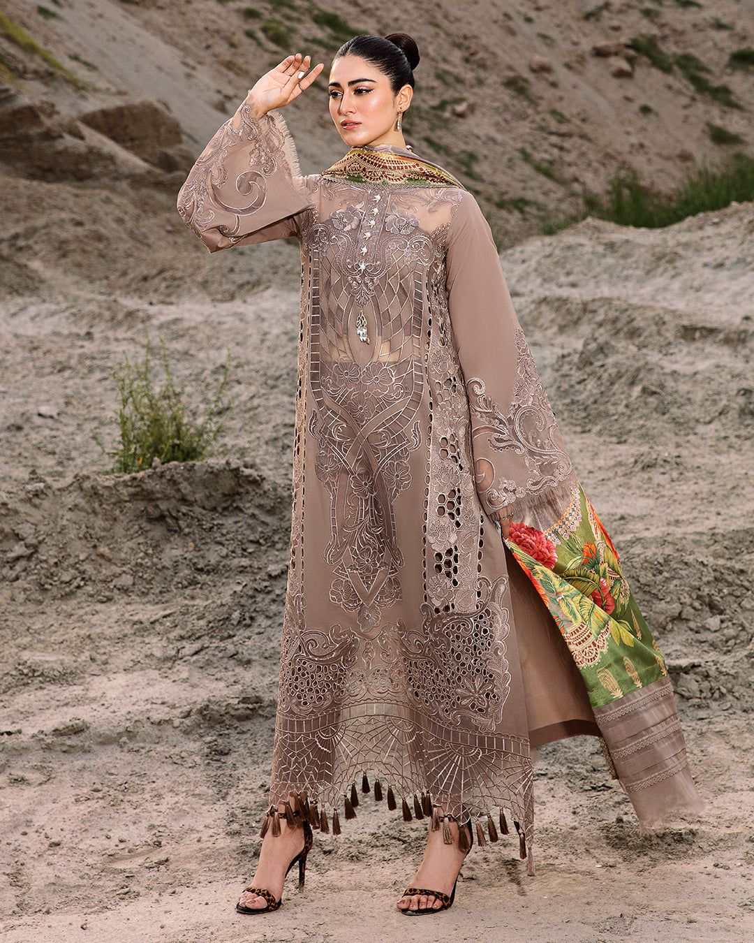 Eid Collection Zara Jahan- Lawn Dress D-7172
