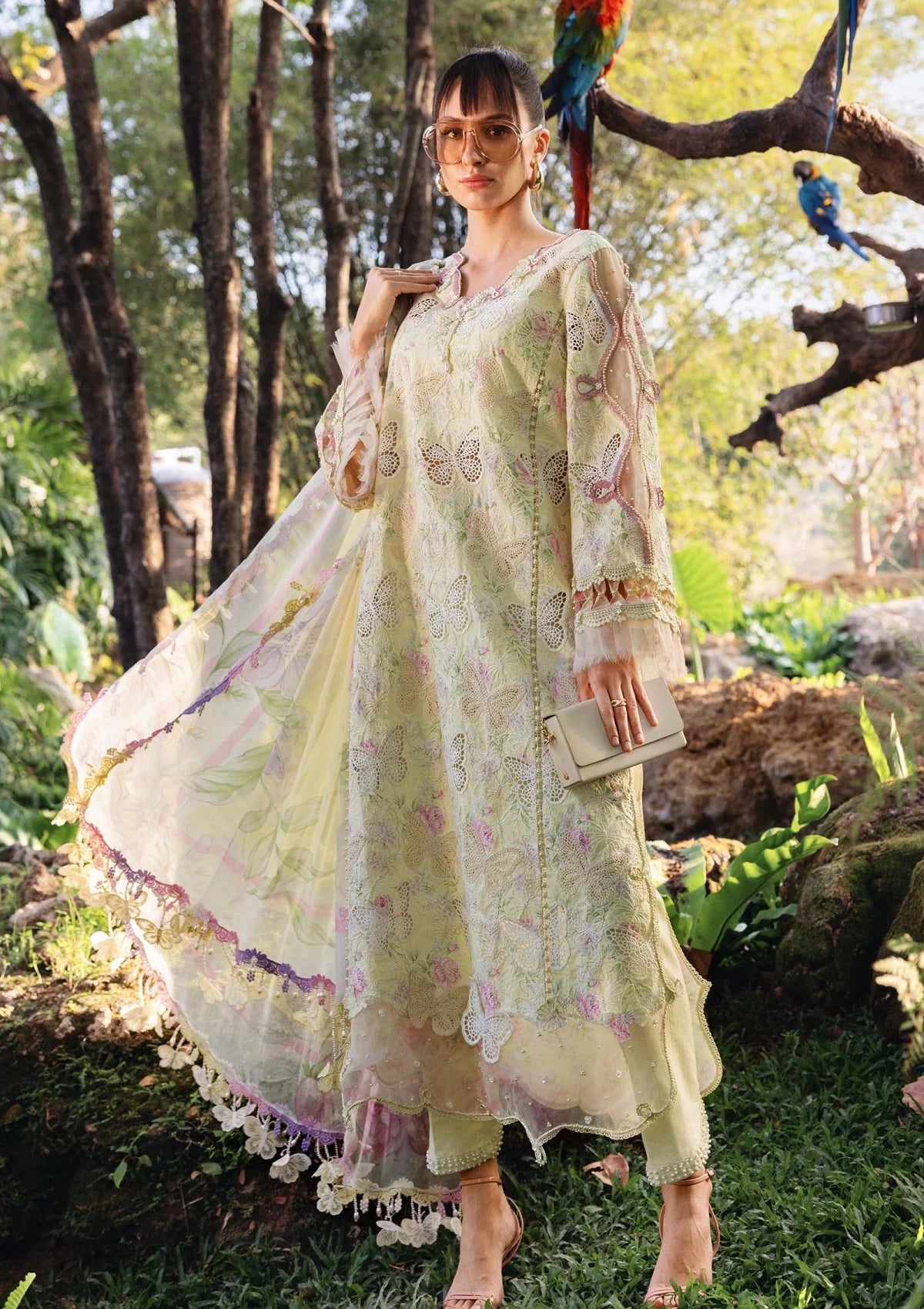 Zara Jahan- Lawn Dress D-1042